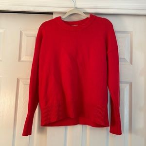 Size large red sweater